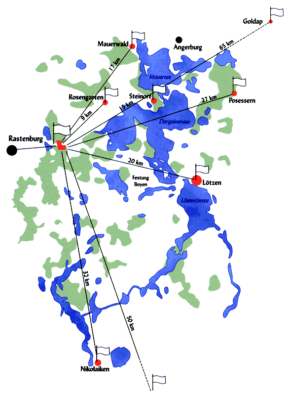 inne kwatery i centrale dowodzenia