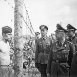 Himmler wizytujący obóz dla radzieckich jeńców wojennych w Rosji