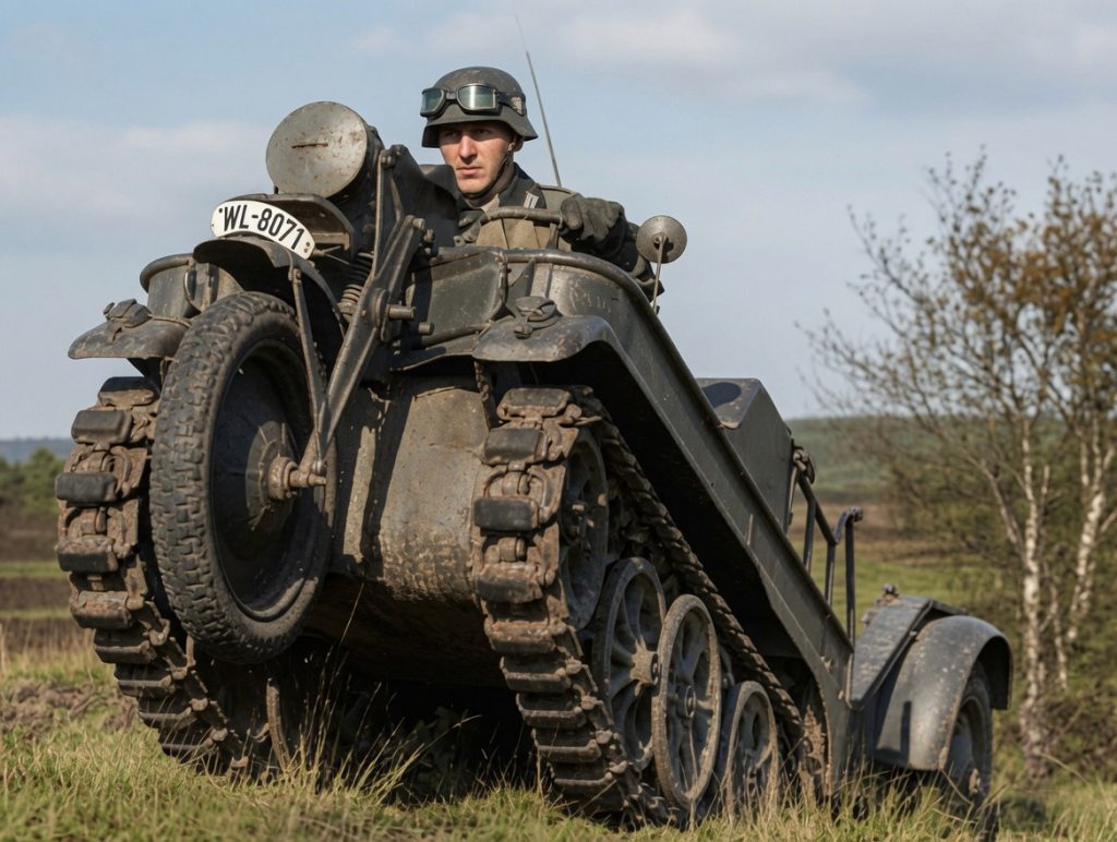 Sd.Kfz. 2 Kettenkrad w akcji