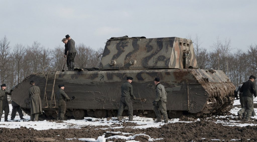 Czołg Panzerkampfwagen VIII Maus w trakcie testów