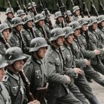Wojska Wehrmachtu maszerują