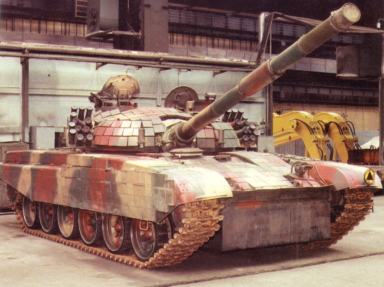 Polski czołg PT-91 Twardy z pancerzem reaktywnym